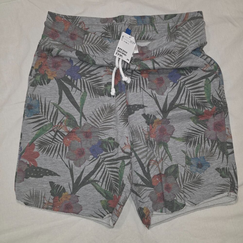 H&M Tropical Print Cotton Shorts Men's Size M